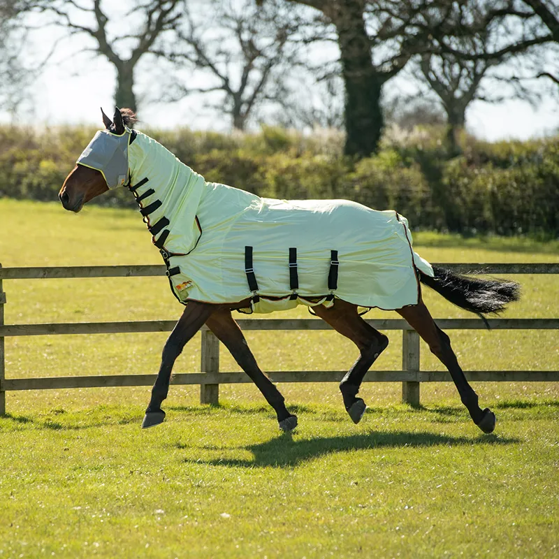 Equilibrium Field Relief Combo Neck Fly Rug - Yellow/Black-7